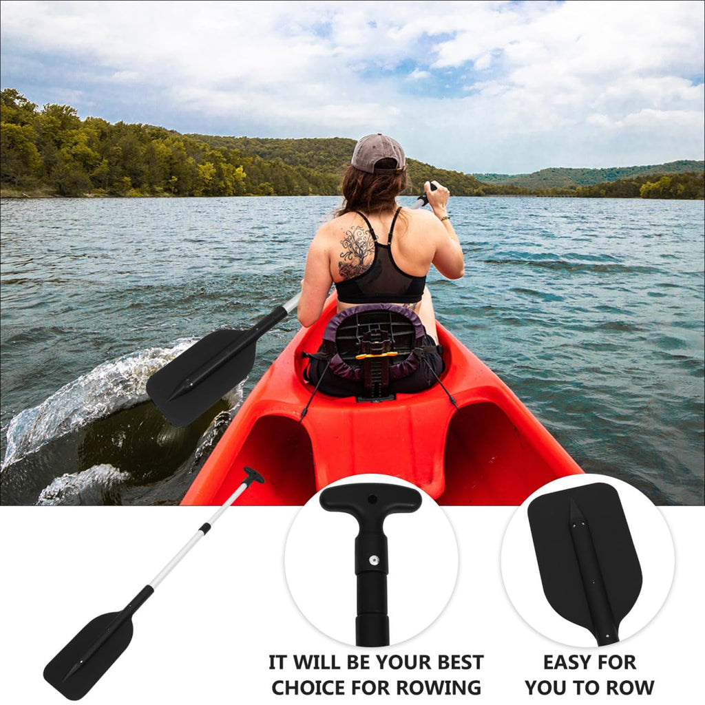 2Pcs Adjustable Aluminum Alloy Kayak Paddle E7296
