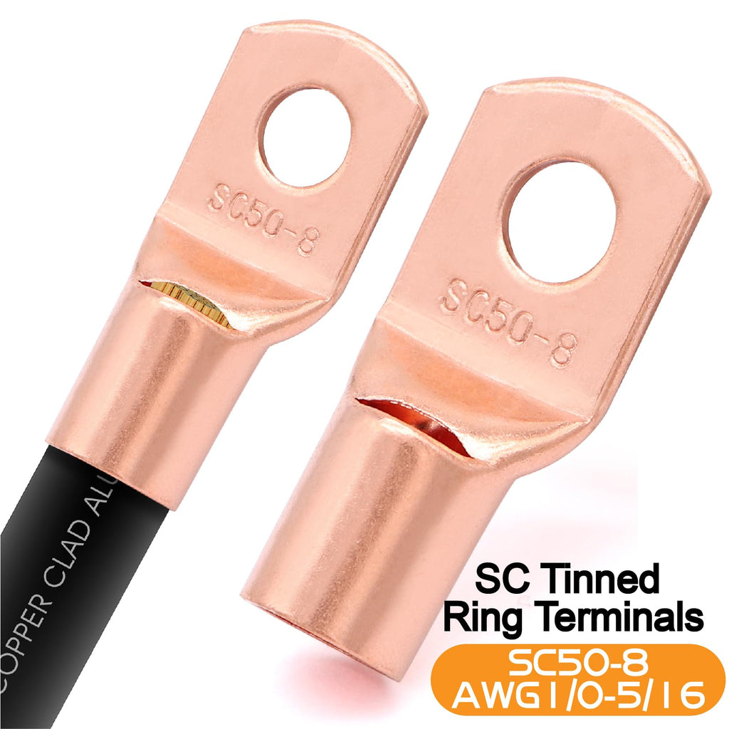 1/0 Gauge Battery Cable with Lugs H18675