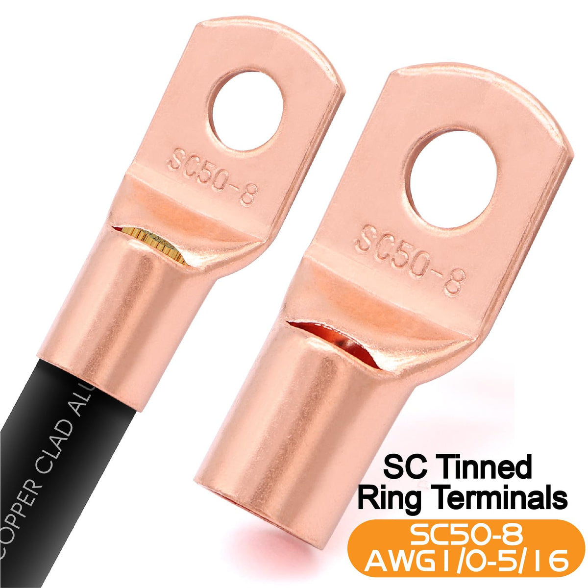 1/0 Gauge Battery Cable with Lugs H18675