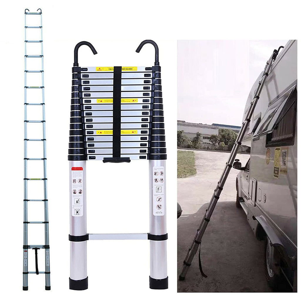 Telescoping Extension Ladder 20.34FT 330 Pound Capacity H5272