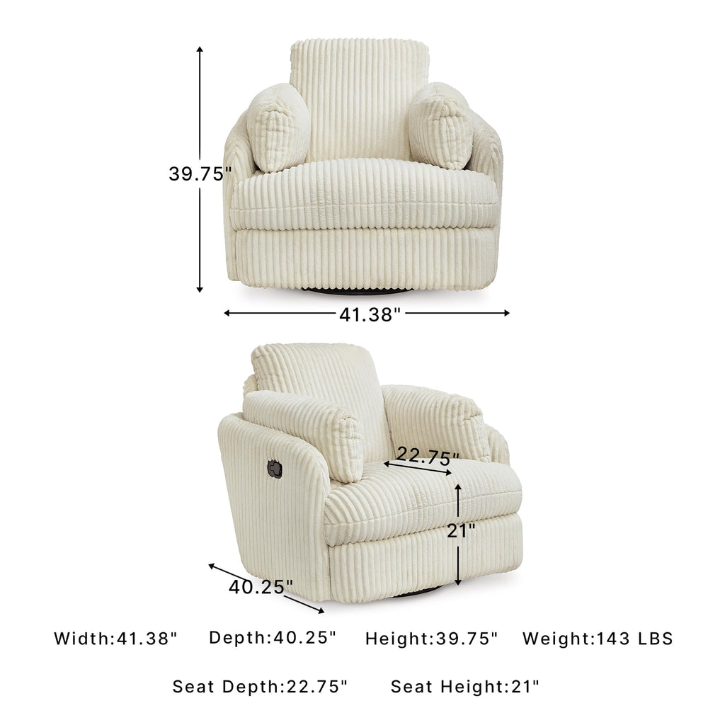 Oversized Swivel Glider Recliner I80300