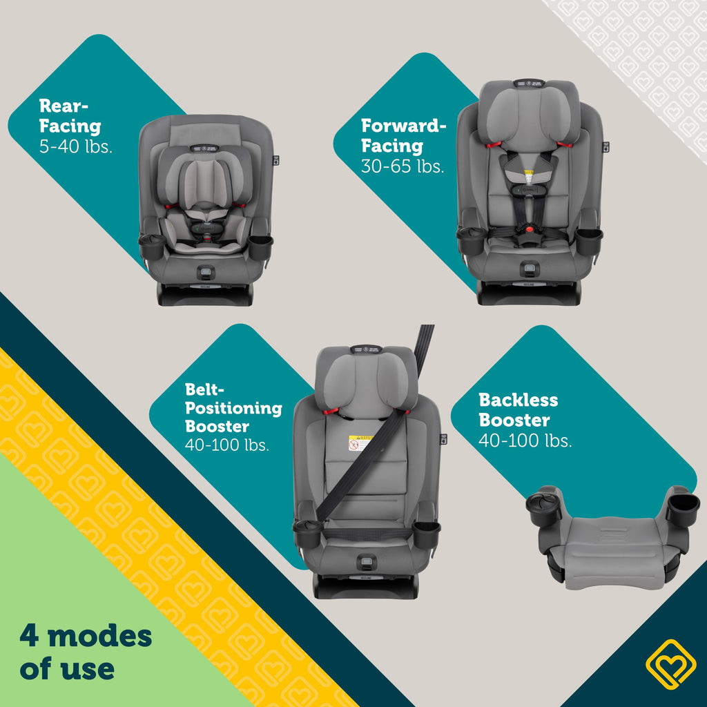 4-in-1 Convertible Car Seat, 5-100 lbs K30836