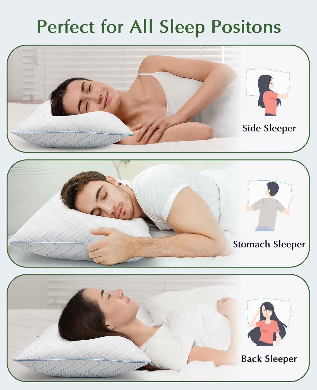 King Size Pillows Set of 2 B4192