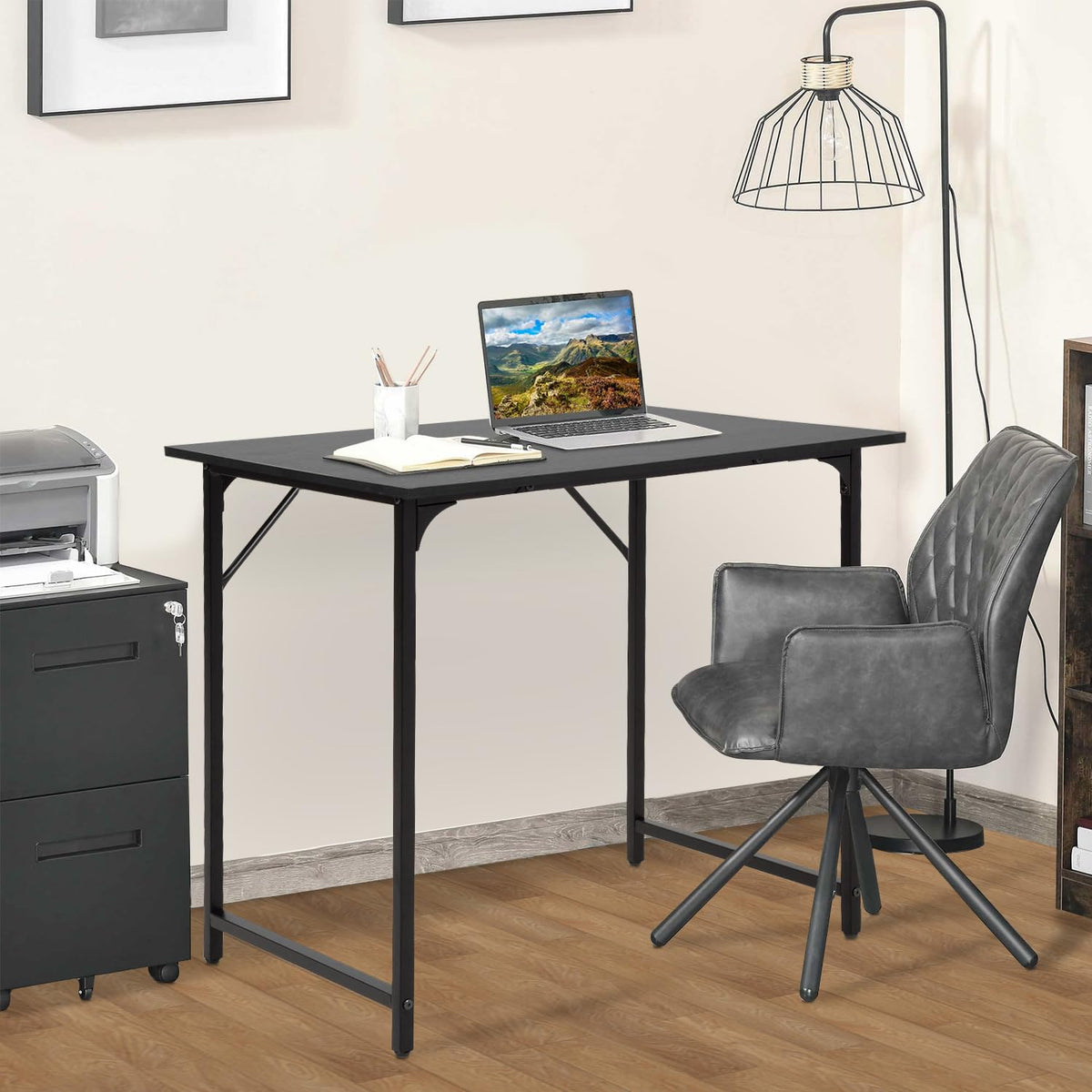 32 Inch Black Computer Desk P969856