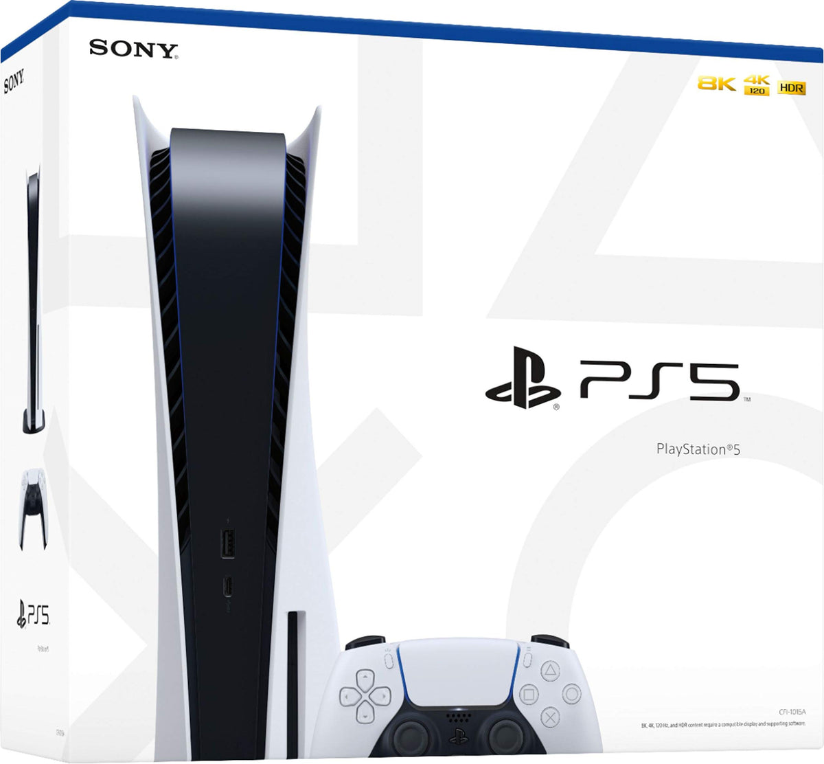 Playstation 5 Disc Version Console with Additional Controller Z15616
