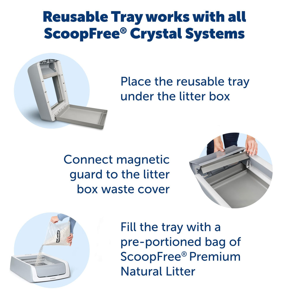 Natural Litter Reusable Tray with 4.2 lb Bag T405107