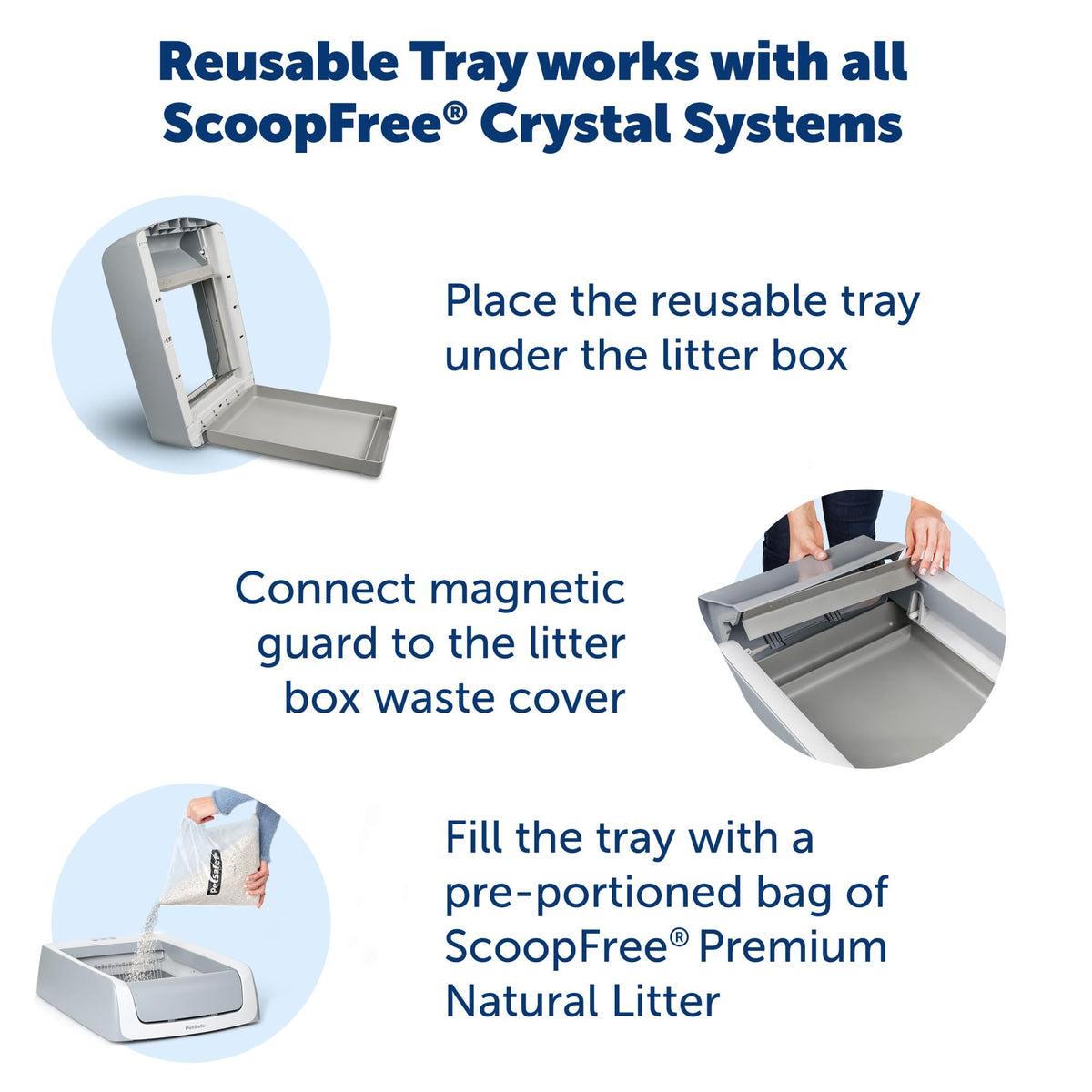 Natural Litter Reusable Tray with 4.2 lb Bag T405107