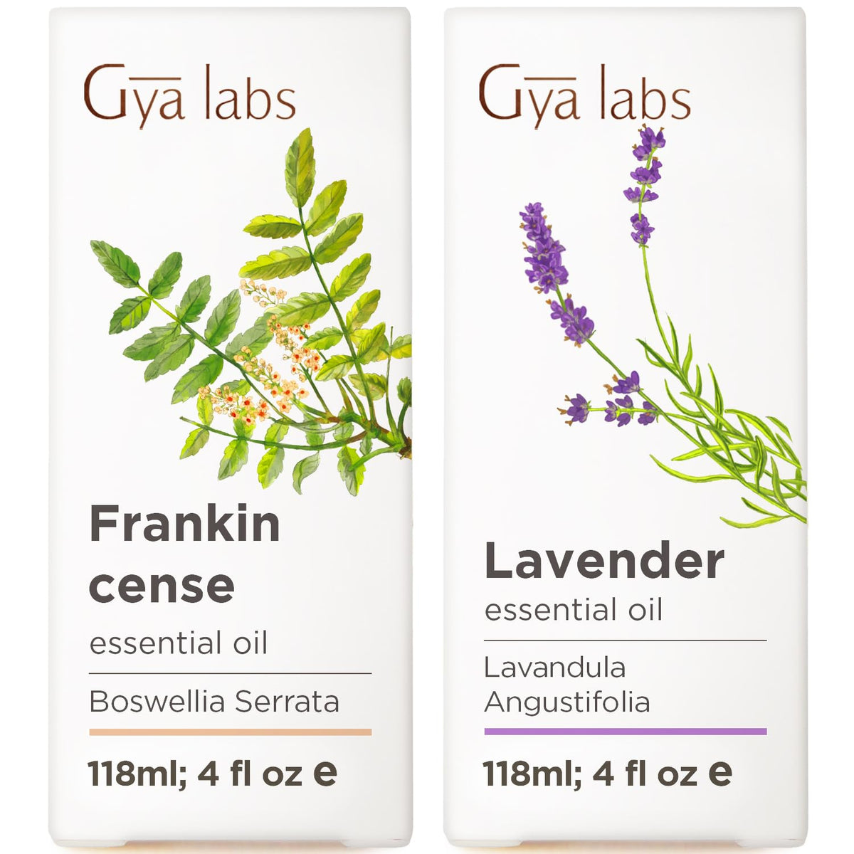 Frankincense & Lavender Essential Oil Set 2x4 Fl Oz Z697332