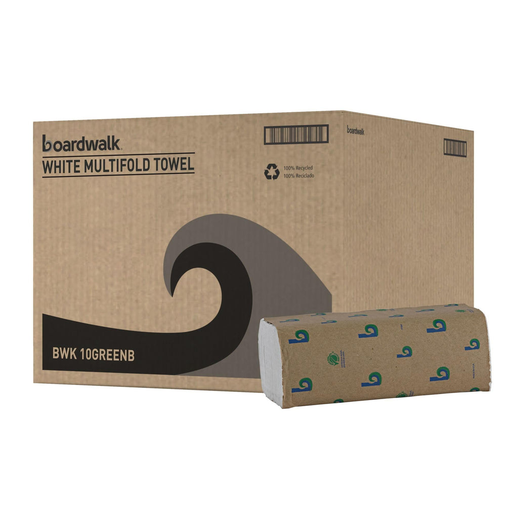Green Multifold Towels, 250 per Pack, Case of 16 Packs E49555