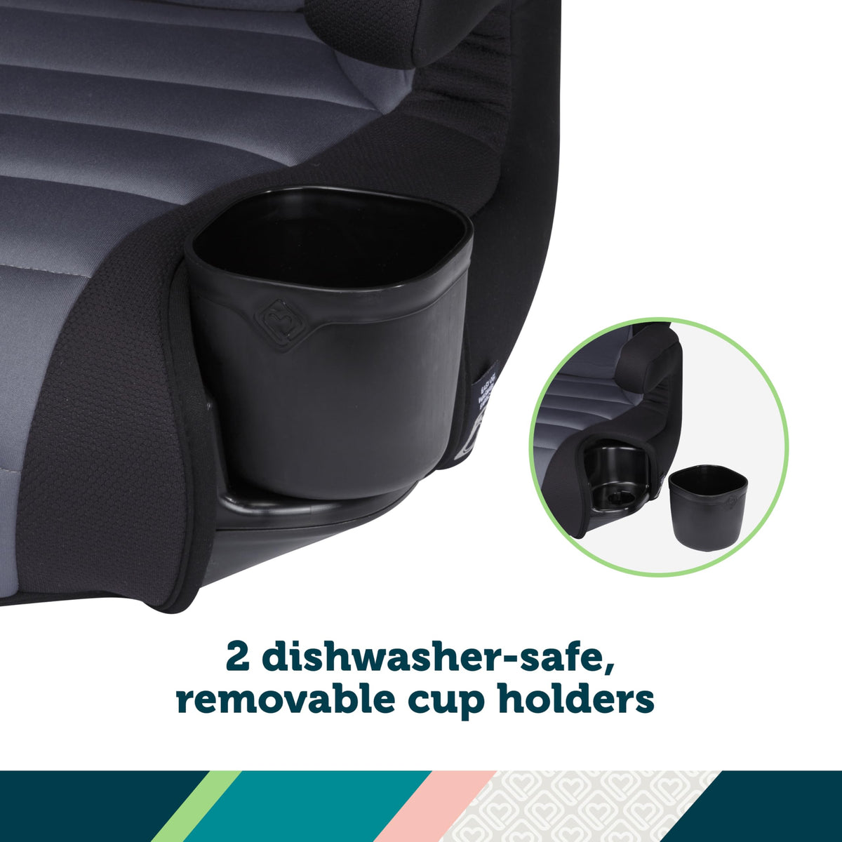 2-in-1 Booster Car Seat, High-Back to Backless, 40-100 lbs J265068