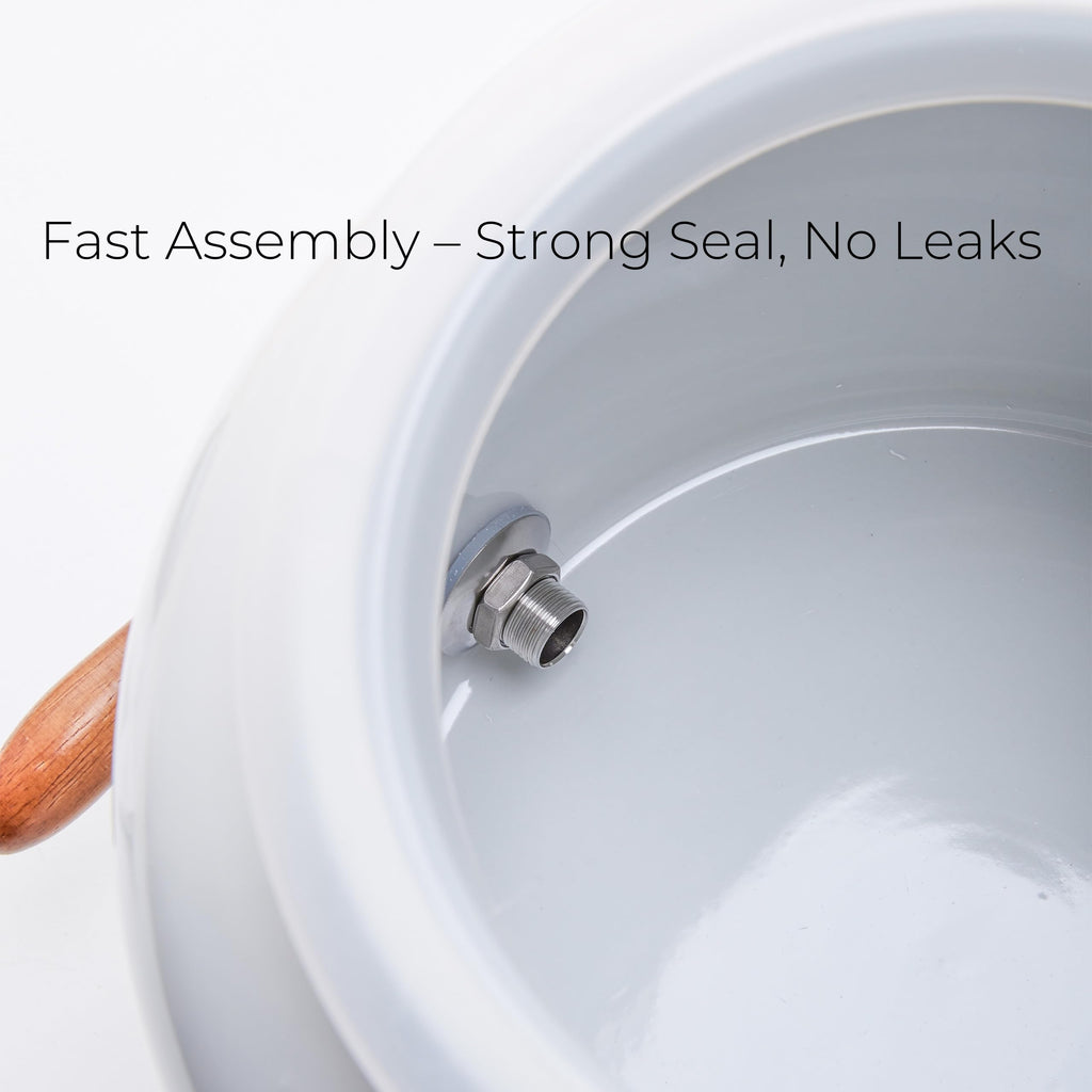 Ceramic Water Dispenser with Stainless Steel Faucet R95450