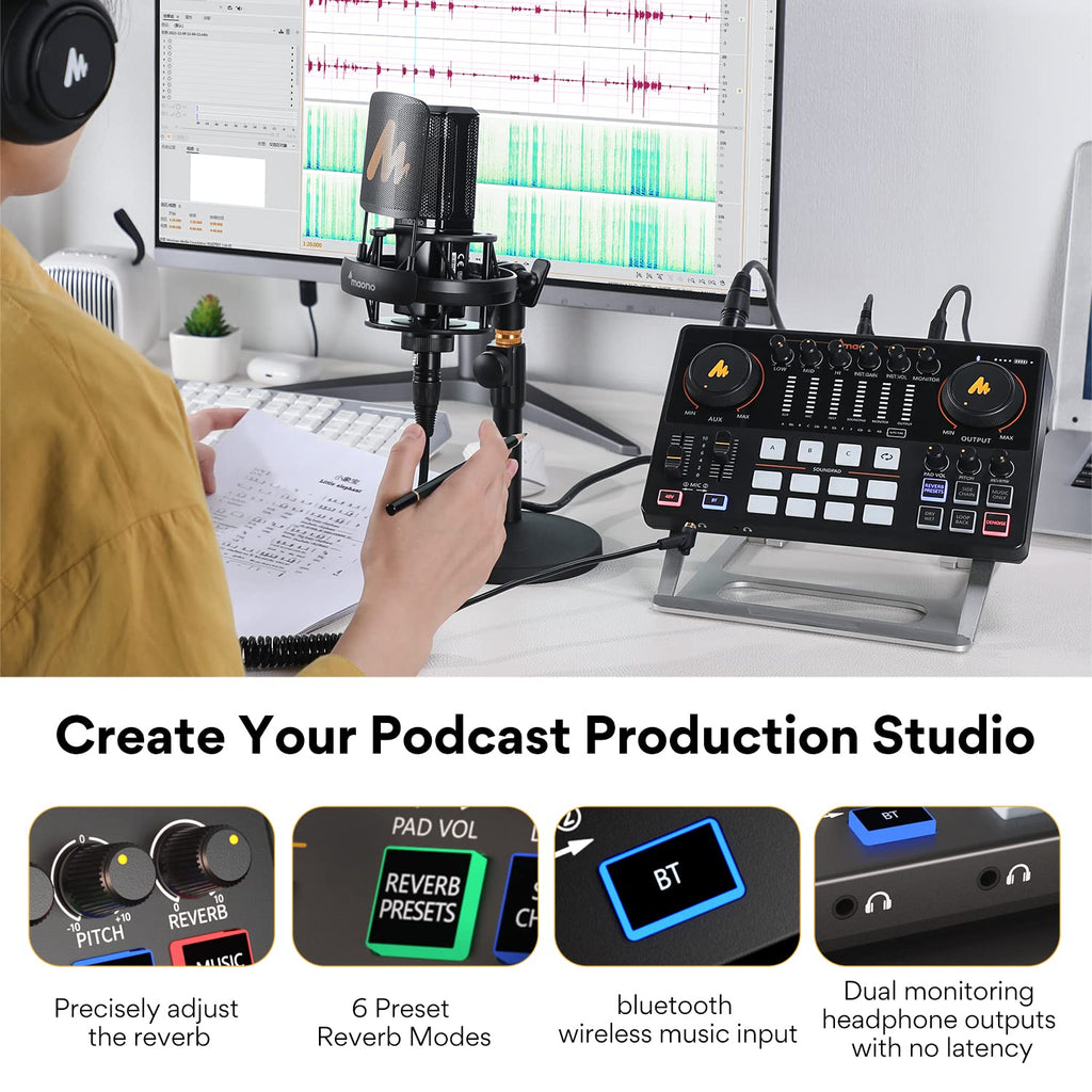 Audio Interface Mixer with XLR Input U489587