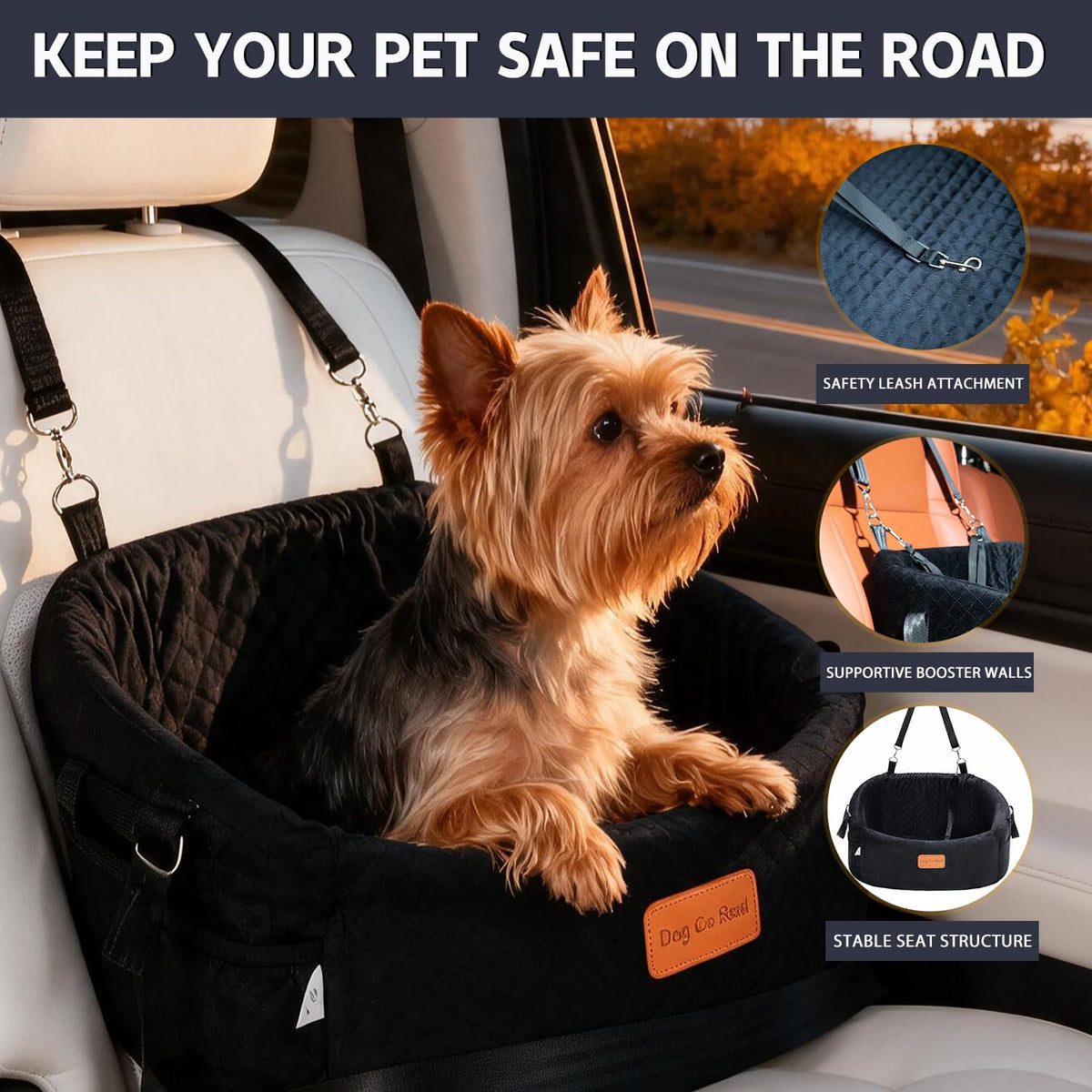 Dog Car Seat for Small Dogs Y773