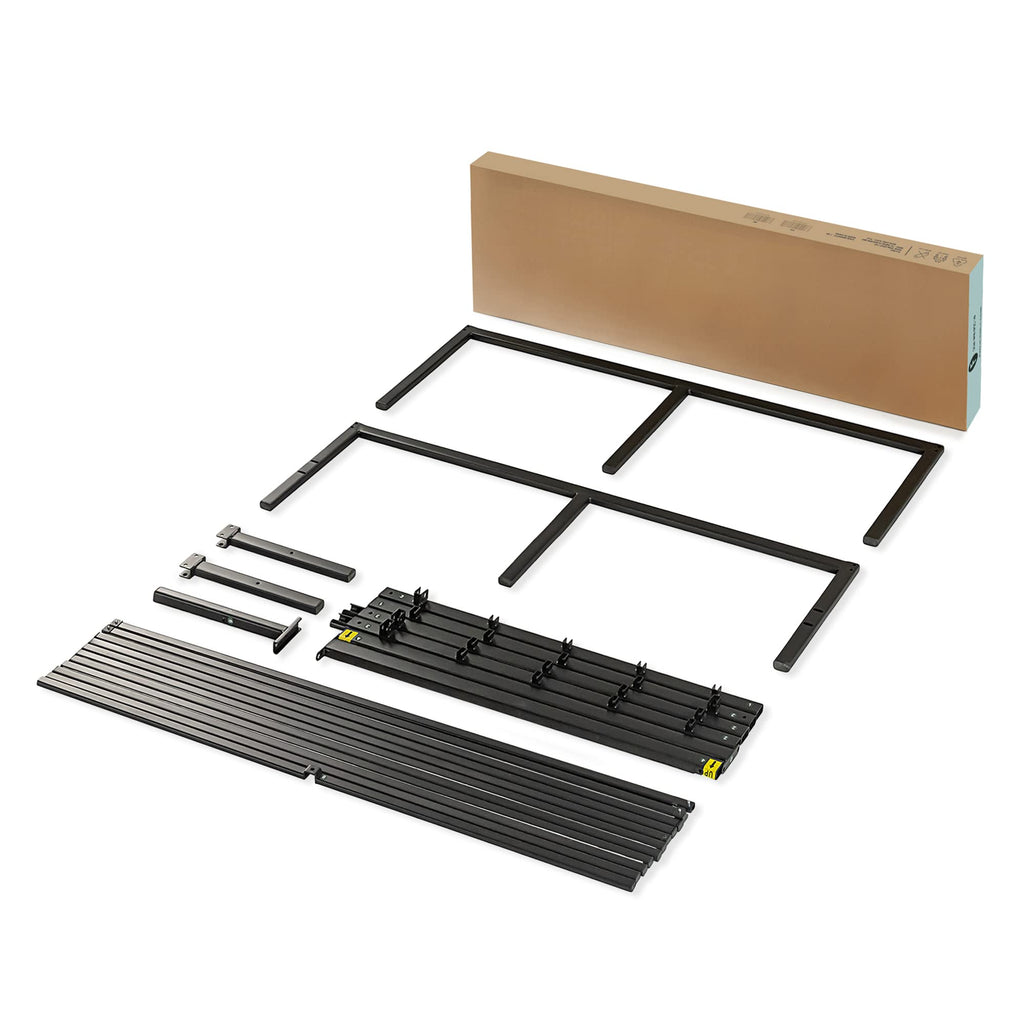 18 Inch Black Metal Platform Bed Frame G774