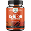 Krill Oil Softgels Omega 3 Supplement 240 Count Z480879