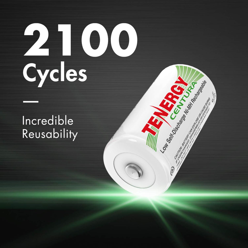 Rechargeable C Batteries and Universal Battery Charger K987711