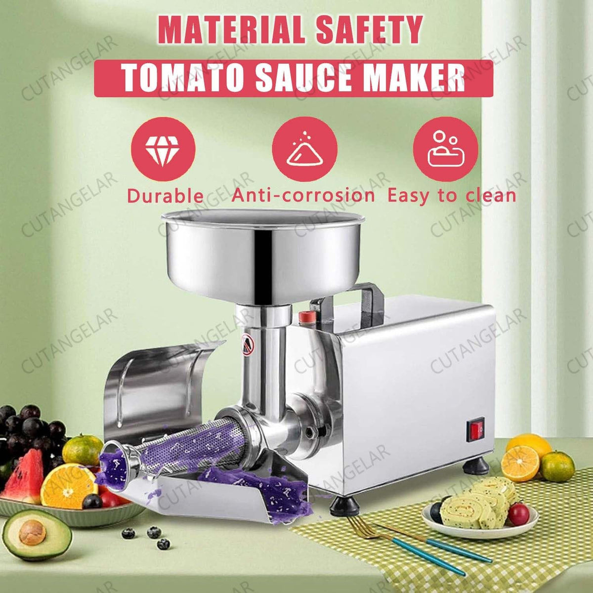450W Large Capacity Stainless Steel Jam Machine K18467