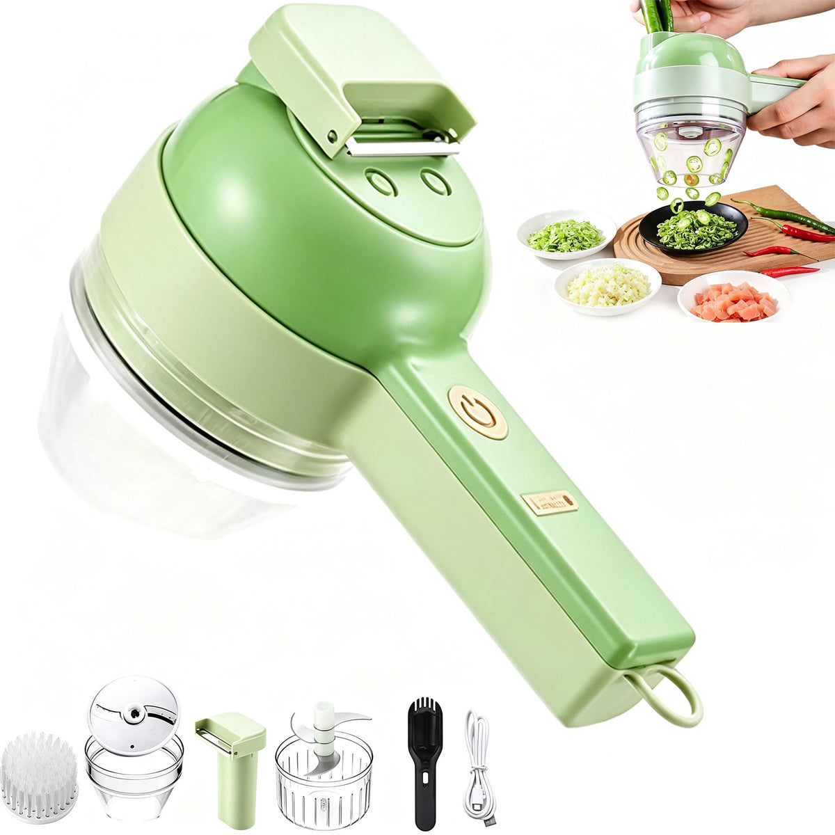 5-in-1 Electric Food Chopper and Slicer Y922