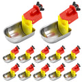 12 Pcs Stainless Self-Filling Chicken Water Cups V892