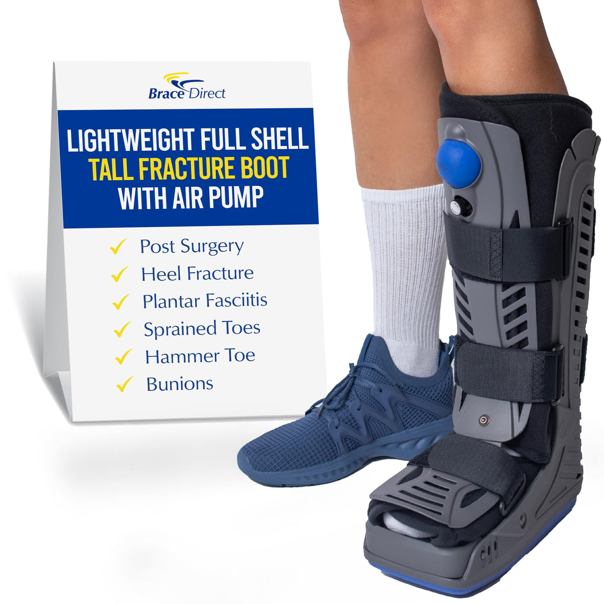 Tall Air Pump Walking Boot I4828