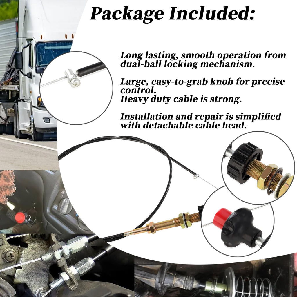 10FT Adjustable Locking Control Cable C24499