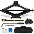 2 Ton Scissor Jack with 2 Rubber Pads J8166