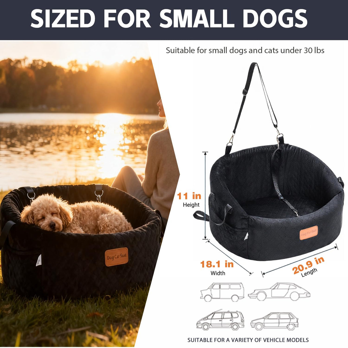 Dog Car Seat for Small Dogs Y773