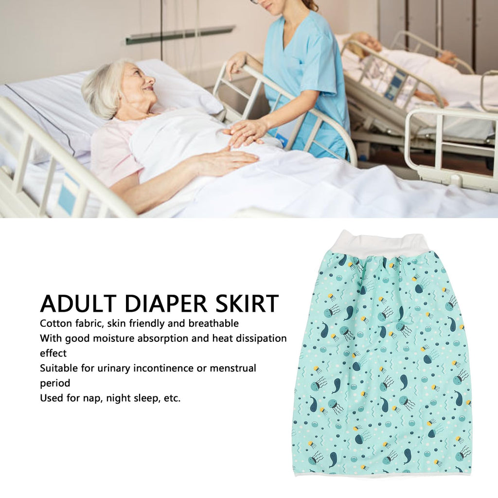 Wearable Incontinence Bed Pads Cotton Cloth Reusable XL K135521