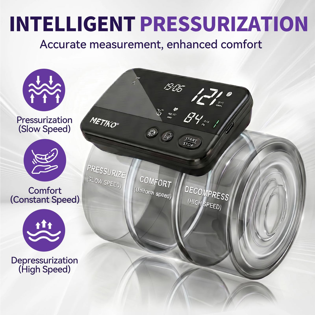 Wireless Upper Arm Blood Pressure Monitor Y887715