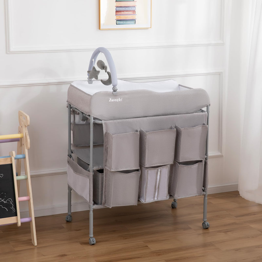 Portable Folding Baby Changing Table with 2 Drawers Y7970