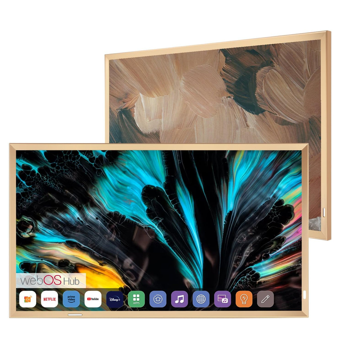 43-Inch Smart Mirror TV with Champagne Gold Aluminum Frame D85403