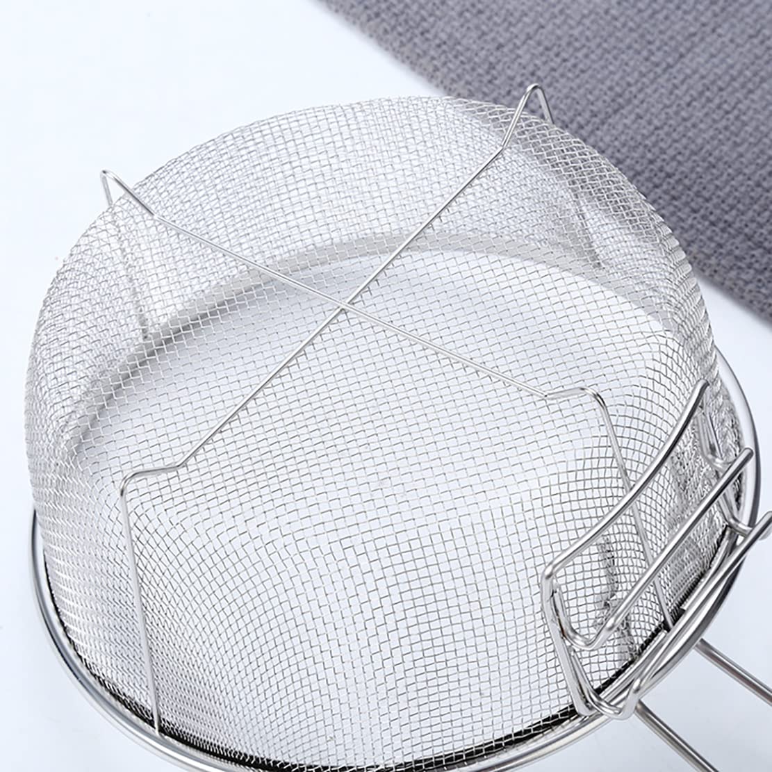 Stainless Steel Deep Fry Basket with Detachable Handle W63235