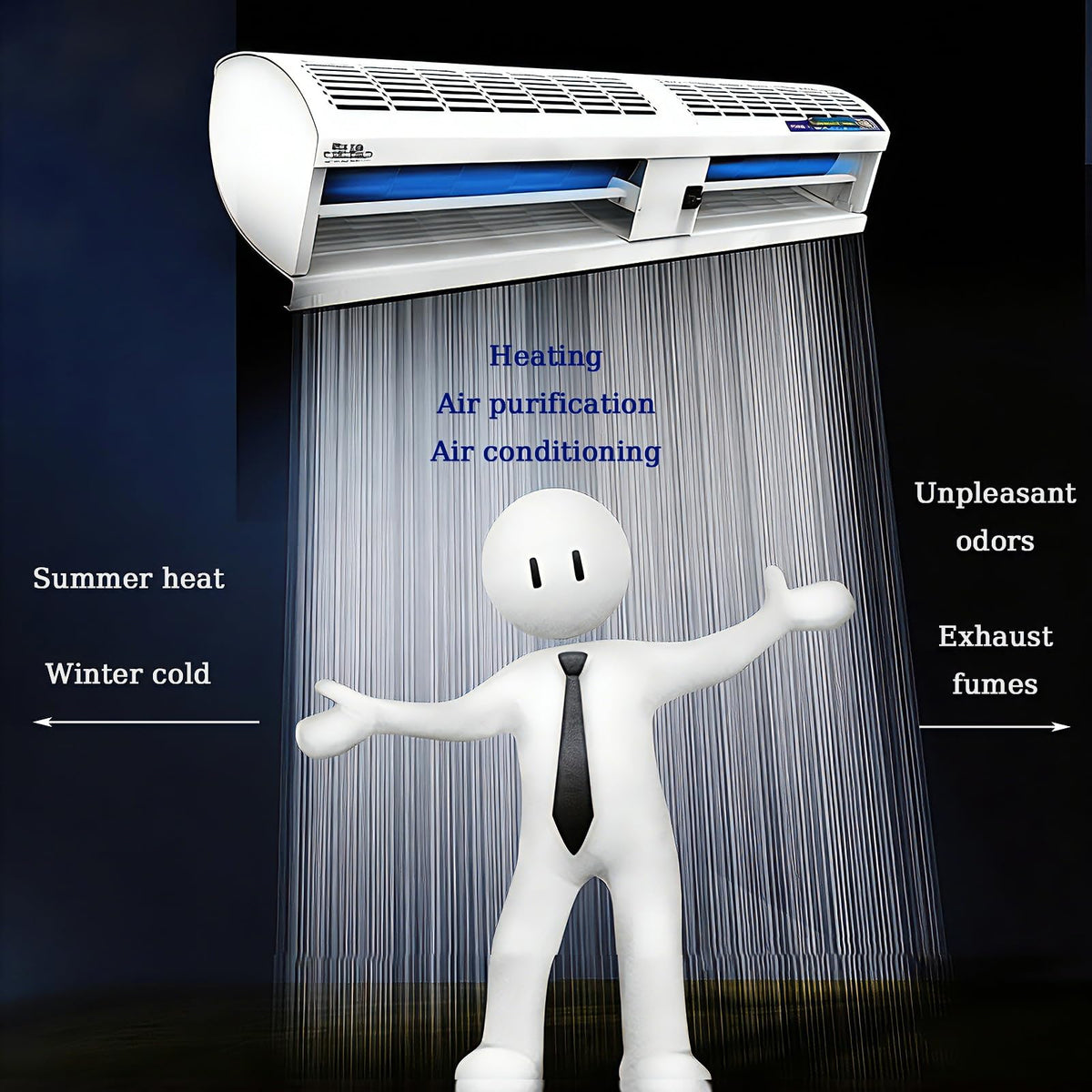 Wall-Mounted Commercial Air Curtain N854387