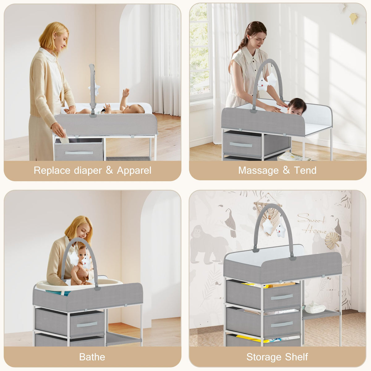 Portable Diaper Station with Waterproof Pad M179838