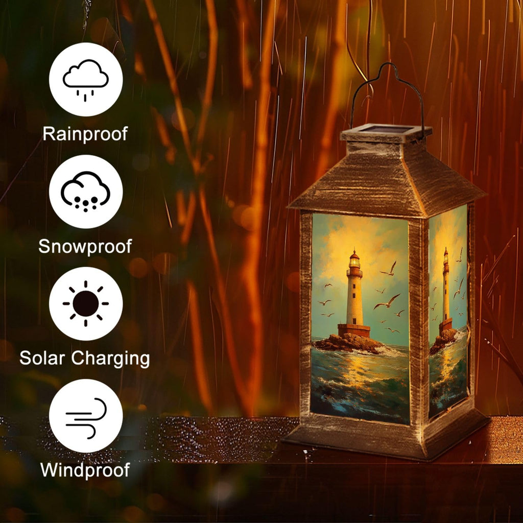 Waterproof Solar Powered Hanging Lantern N756777