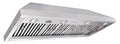 48 inch Stainless Steel Built-in Range Hood with Liner and Baffle Filter B79413