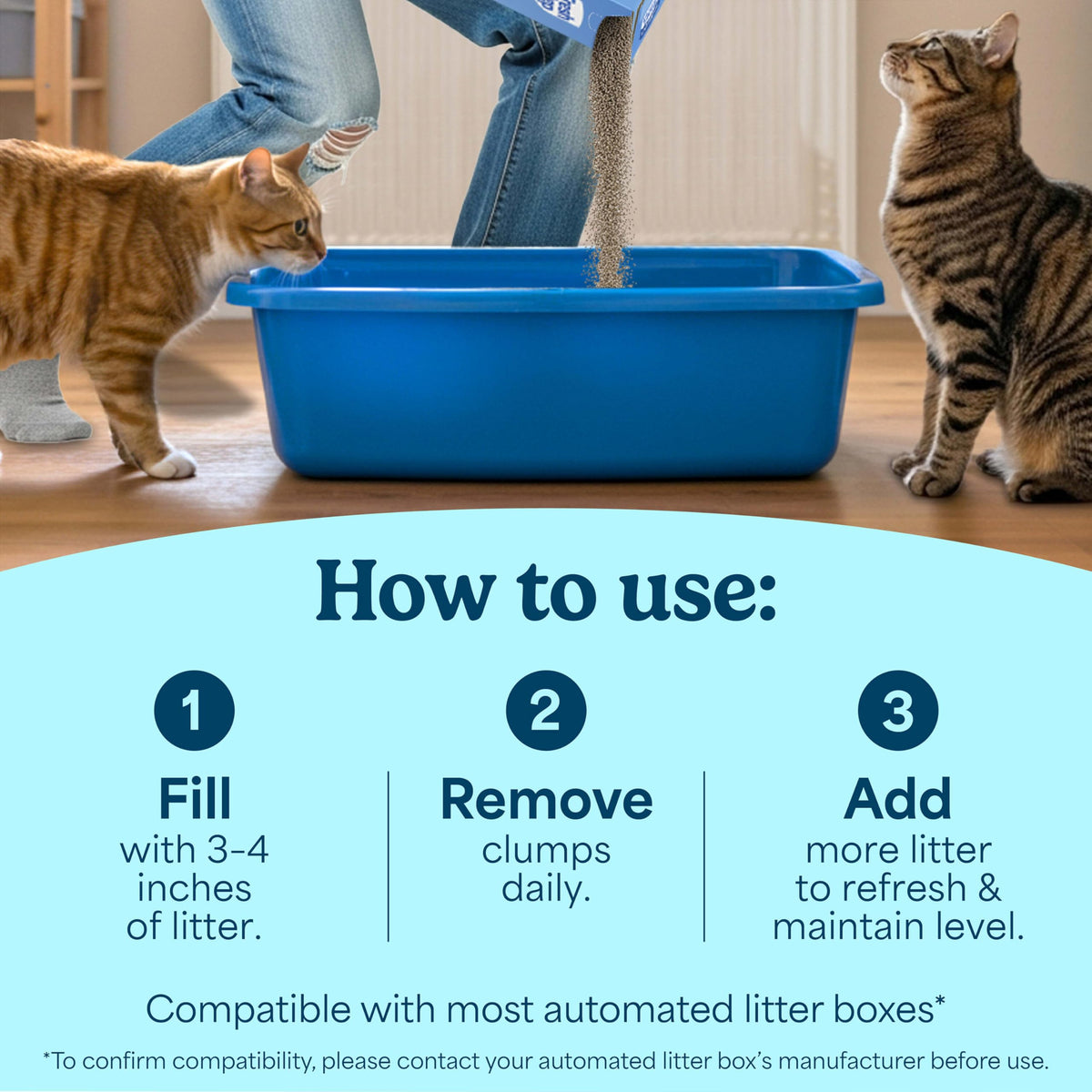 Multi Cat Clumping Litter 22 lb. Box T80621