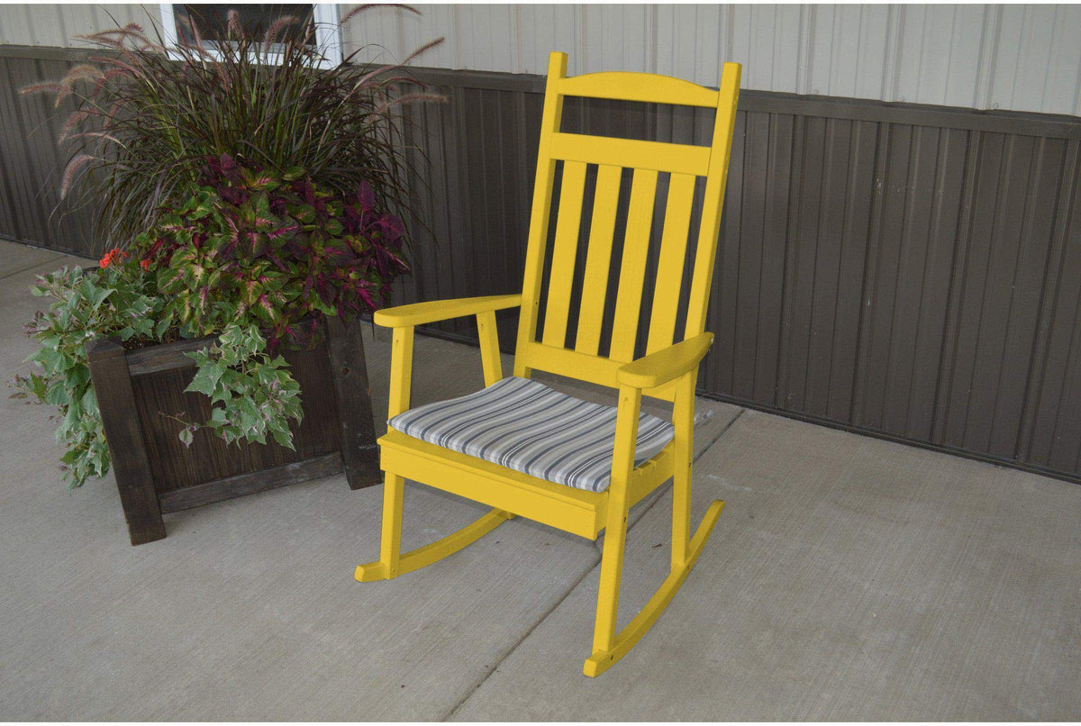 Yellow Pine Porch Rocking Chair J7259