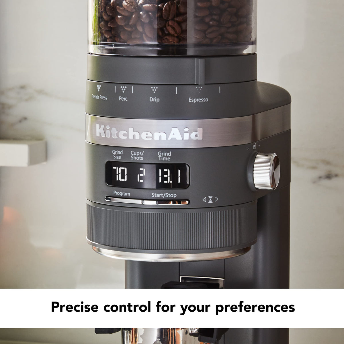 Charcoal Grey Burr Coffee Grinder M16294