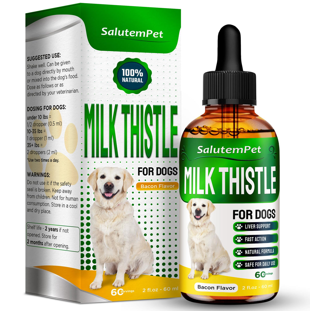 Milk Thistle Dog Liver Supplement 2 Oz Y487725