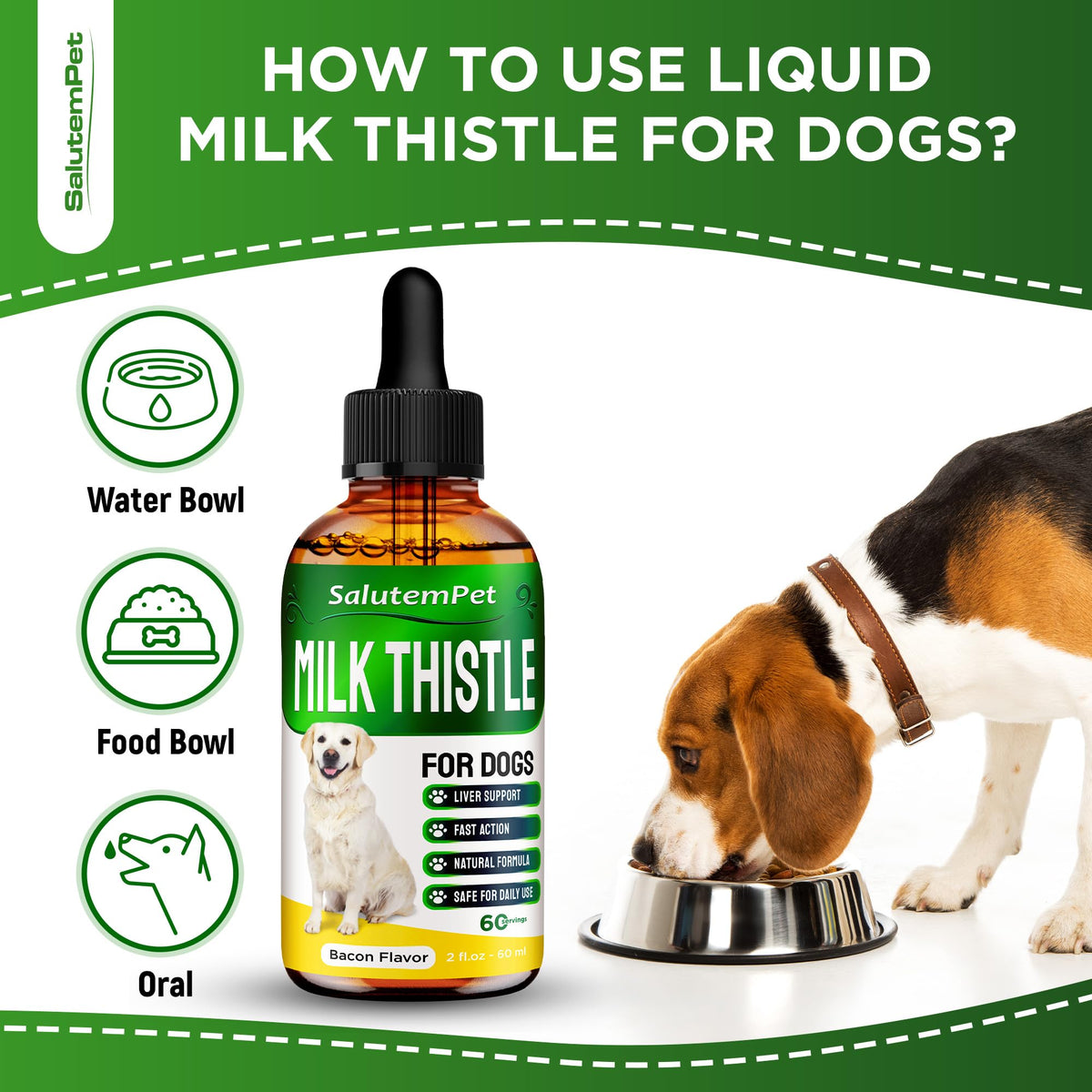 Milk Thistle Dog Liver Supplement 2 Oz Y487725