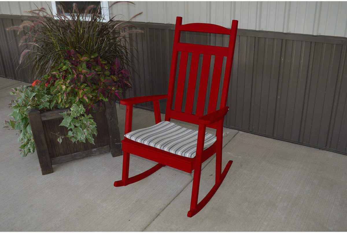 Yellow Pine Porch Rocking Chair J7259