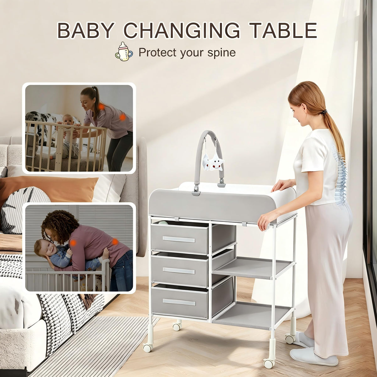 Portable Diaper Station with Waterproof Pad M179838