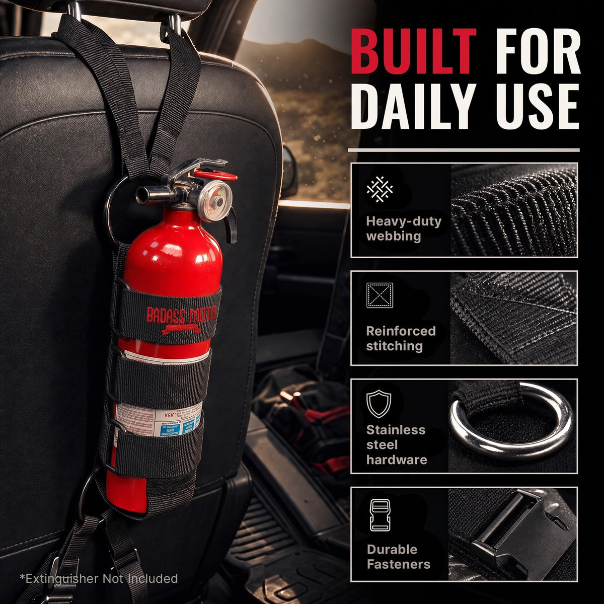 Car Fire Extinguisher Mount O1806