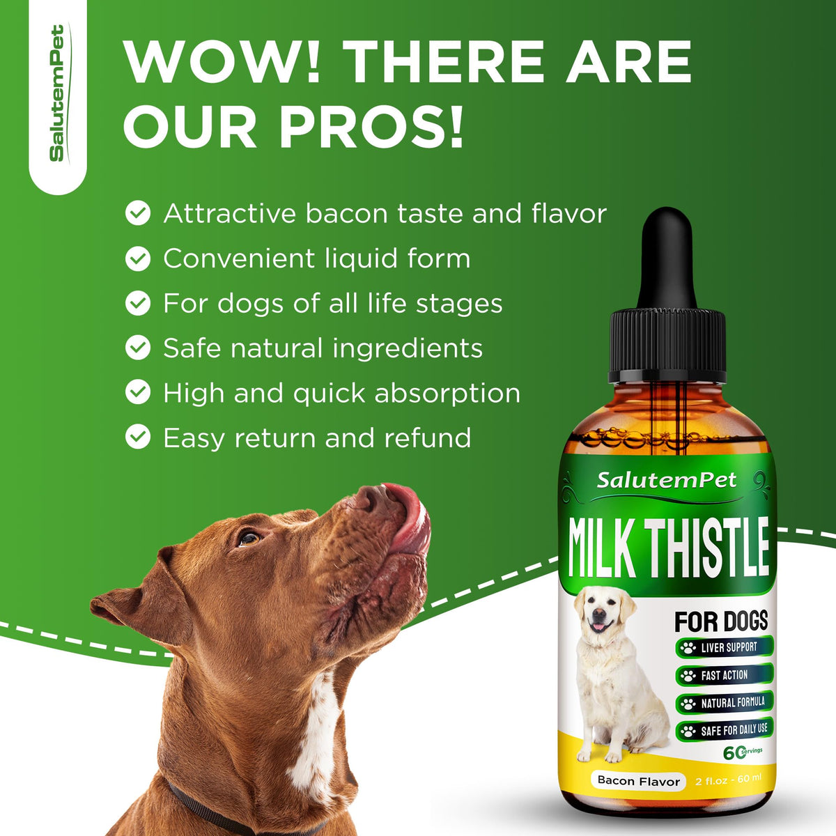 Milk Thistle Dog Liver Supplement 2 Oz Y487725