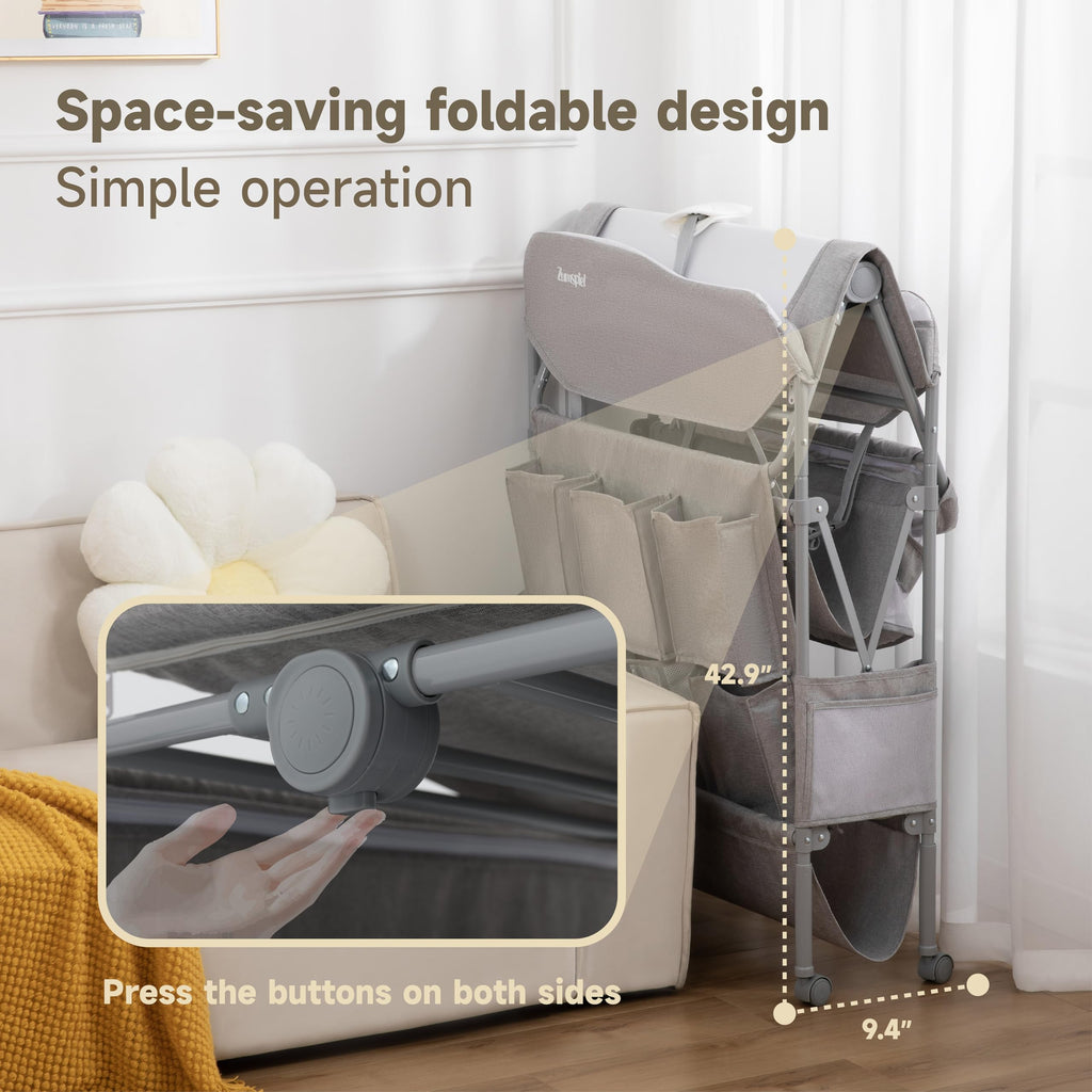 Portable Folding Baby Changing Table with 2 Drawers Y7970