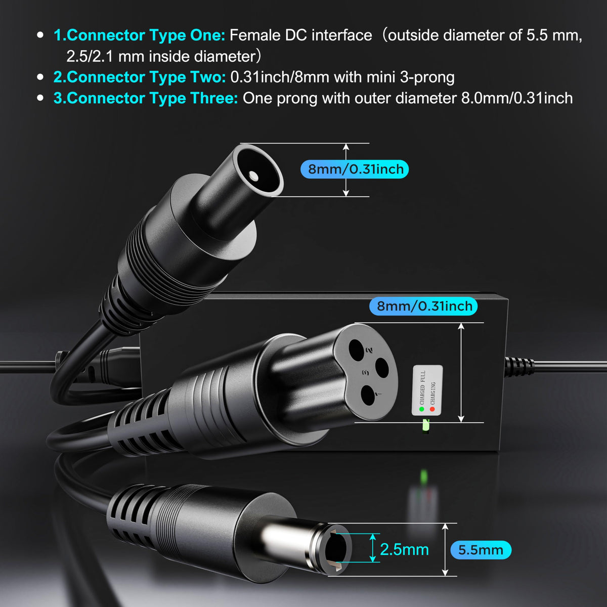 42V 2A Electric Scooter Charger M705271