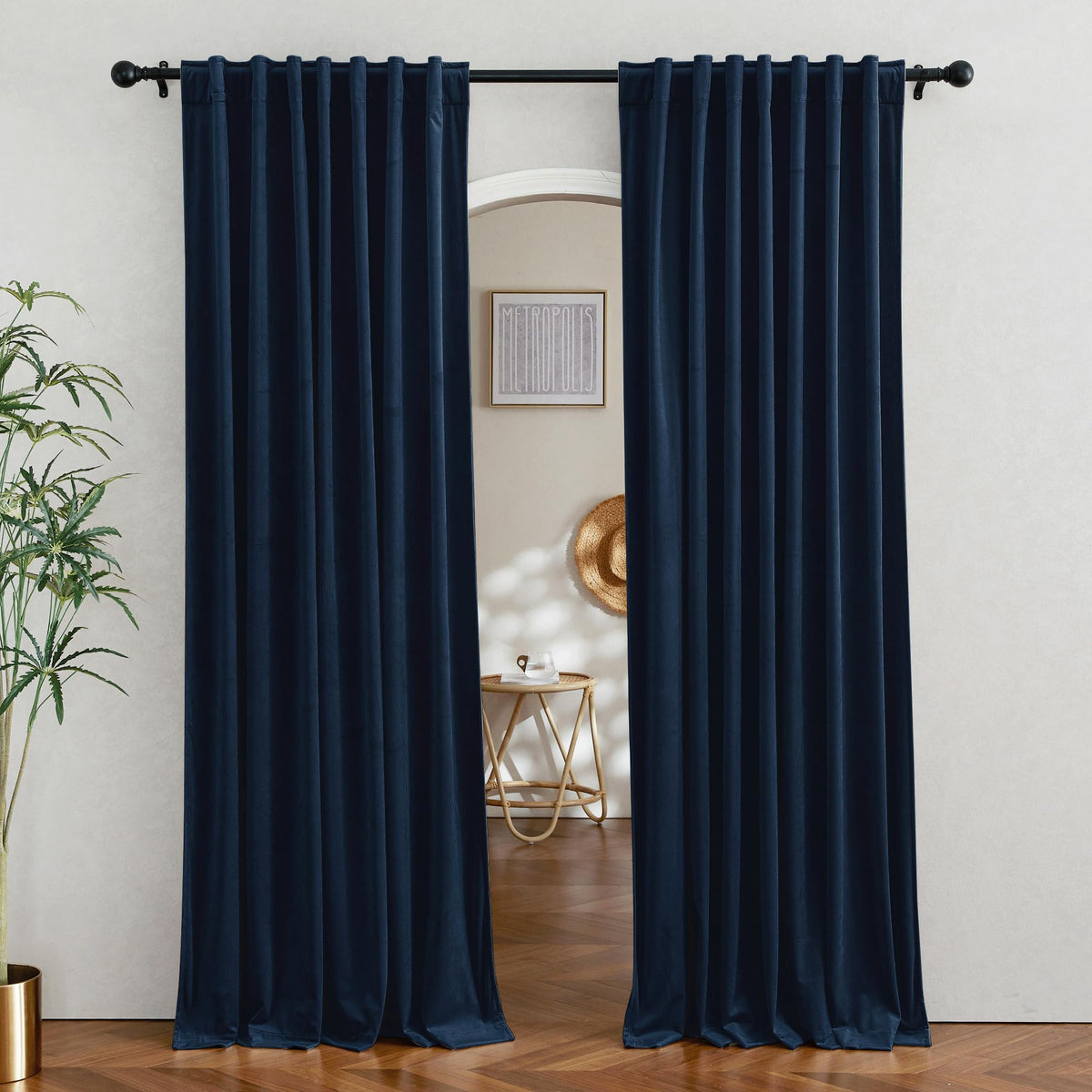 Velvet Curtains 84 inches V94931