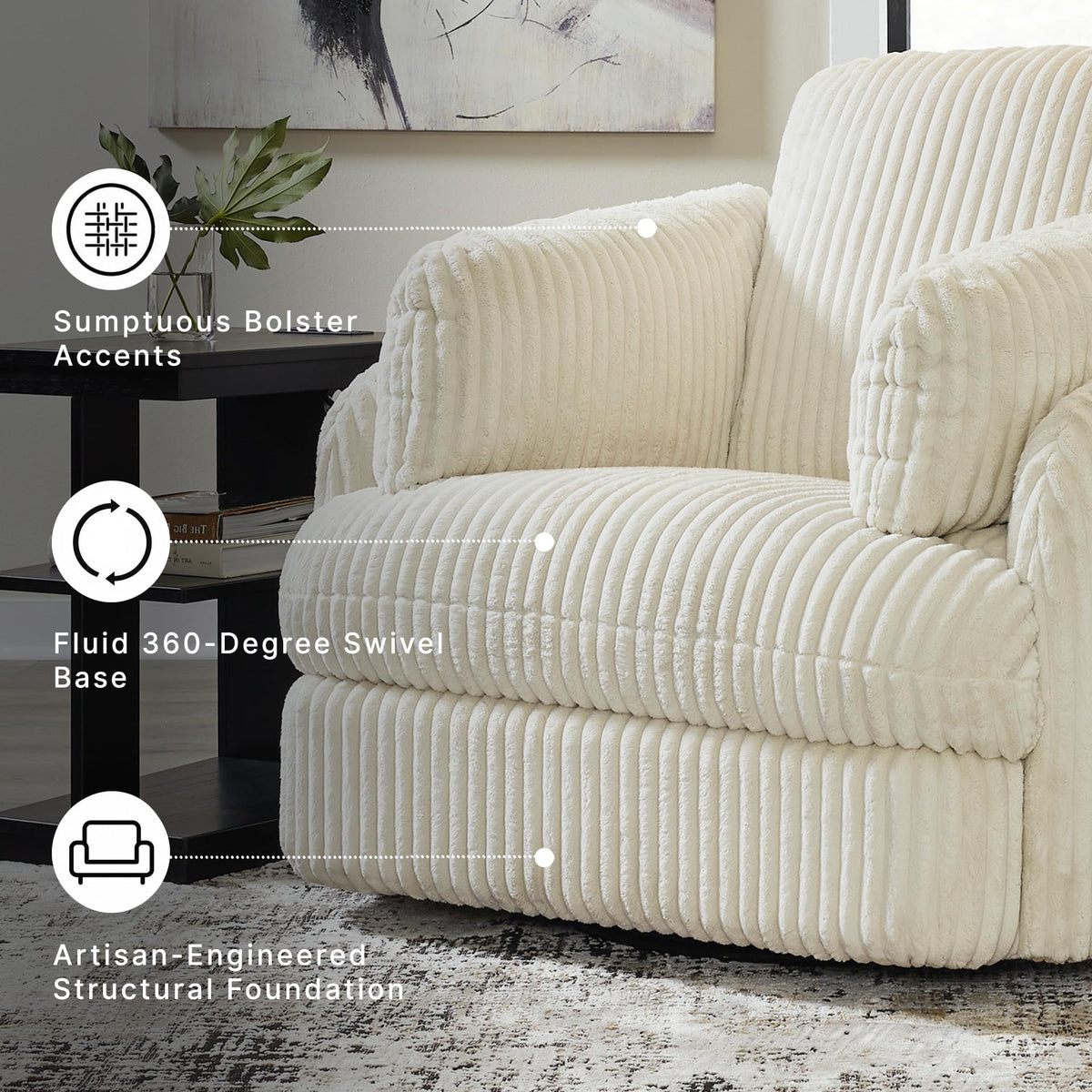 Oversized Swivel Glider Recliner I80300