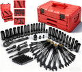 132-Piece SAE/Metric Mechanics Tool Set with Storage Case W981